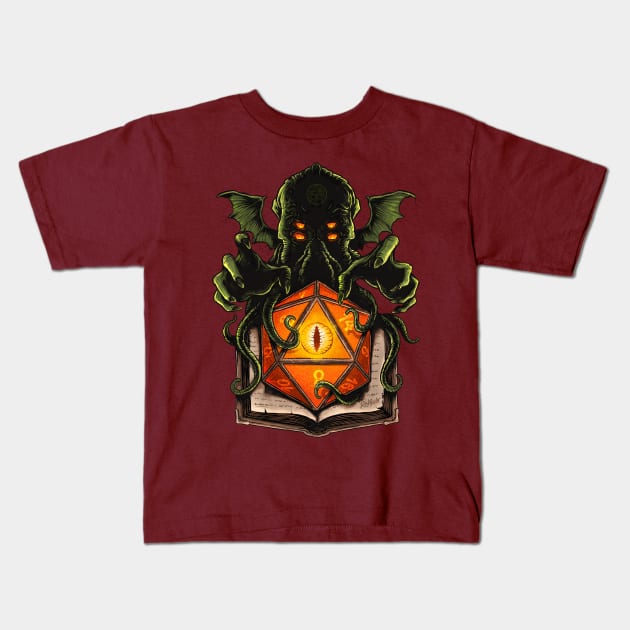 RPG Cthulhu Kids T-Shirt by RedBug01